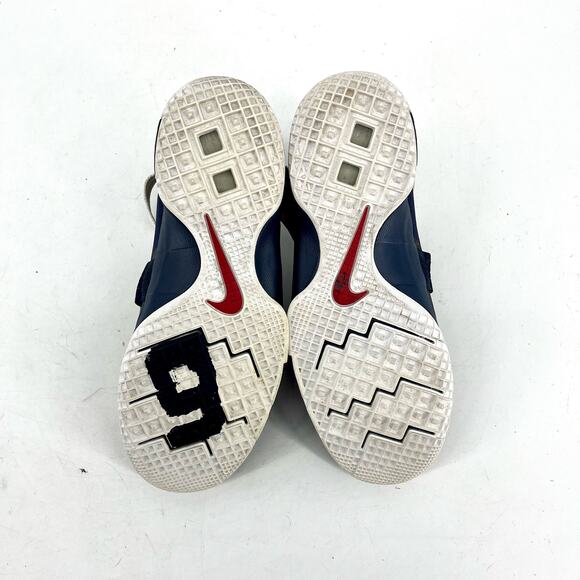 Nike LeBron Soldier Ten SFG USA Olympic Obsidian Red White Blue US7Y / EU40 shoe - Picture 6 of 8